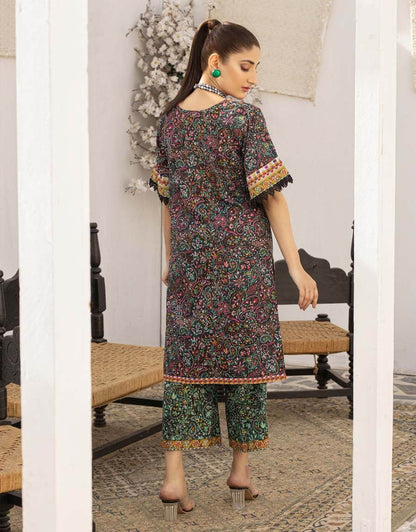 AY-012 – 2 Piece Digital Printed Unstitched Luxury Lawn