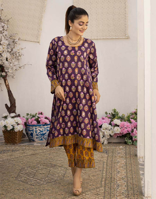 AY-020 – 2 Piece Digital Printed Unstitched Luxury Lawn